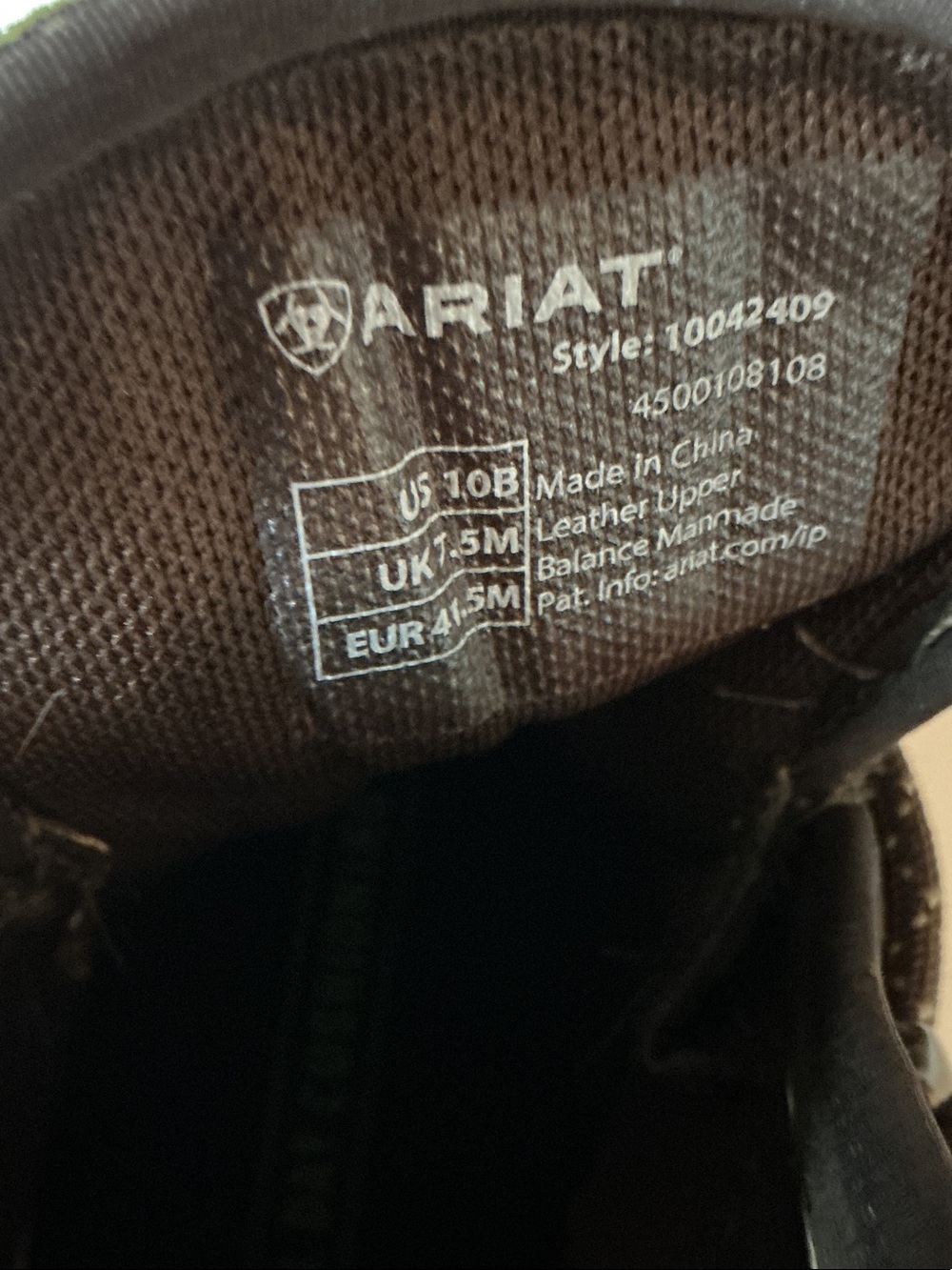 Ariat Brown and Green Lace-Up Hiking Boots - Picture 2 of 10
